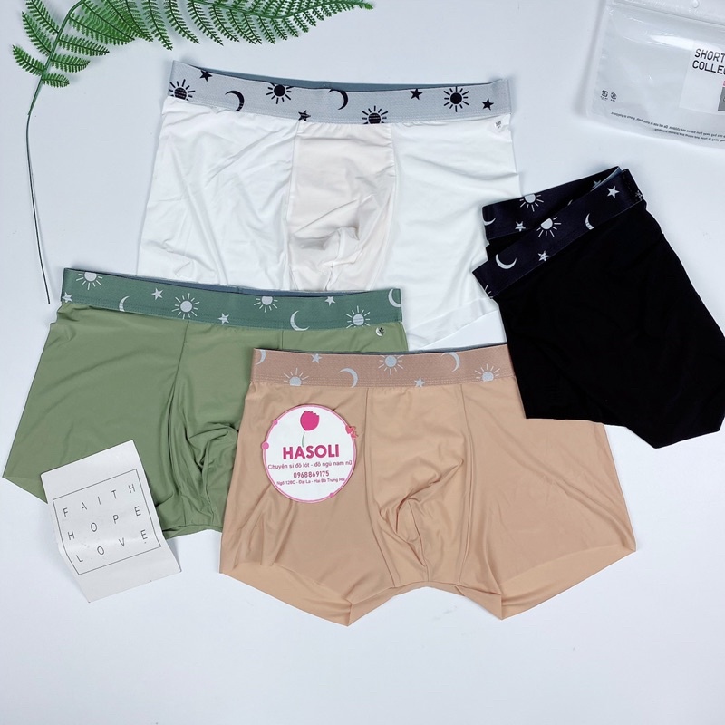 Quần Lót Nam Thun Lạnh - Sip Đùi Nam Chất Su Co Giãn 4 Chieu Thoáng Mát S100