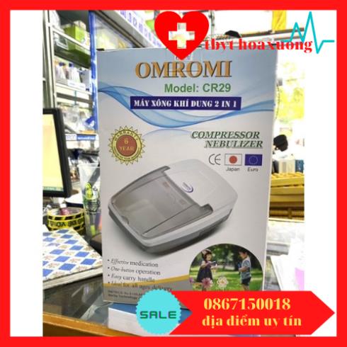 [HÀNG CAO CẤP  BẢO HÀNH 5 NĂM] Máy Xông Mũi Họng Nhật Bản OMROMI CR-29