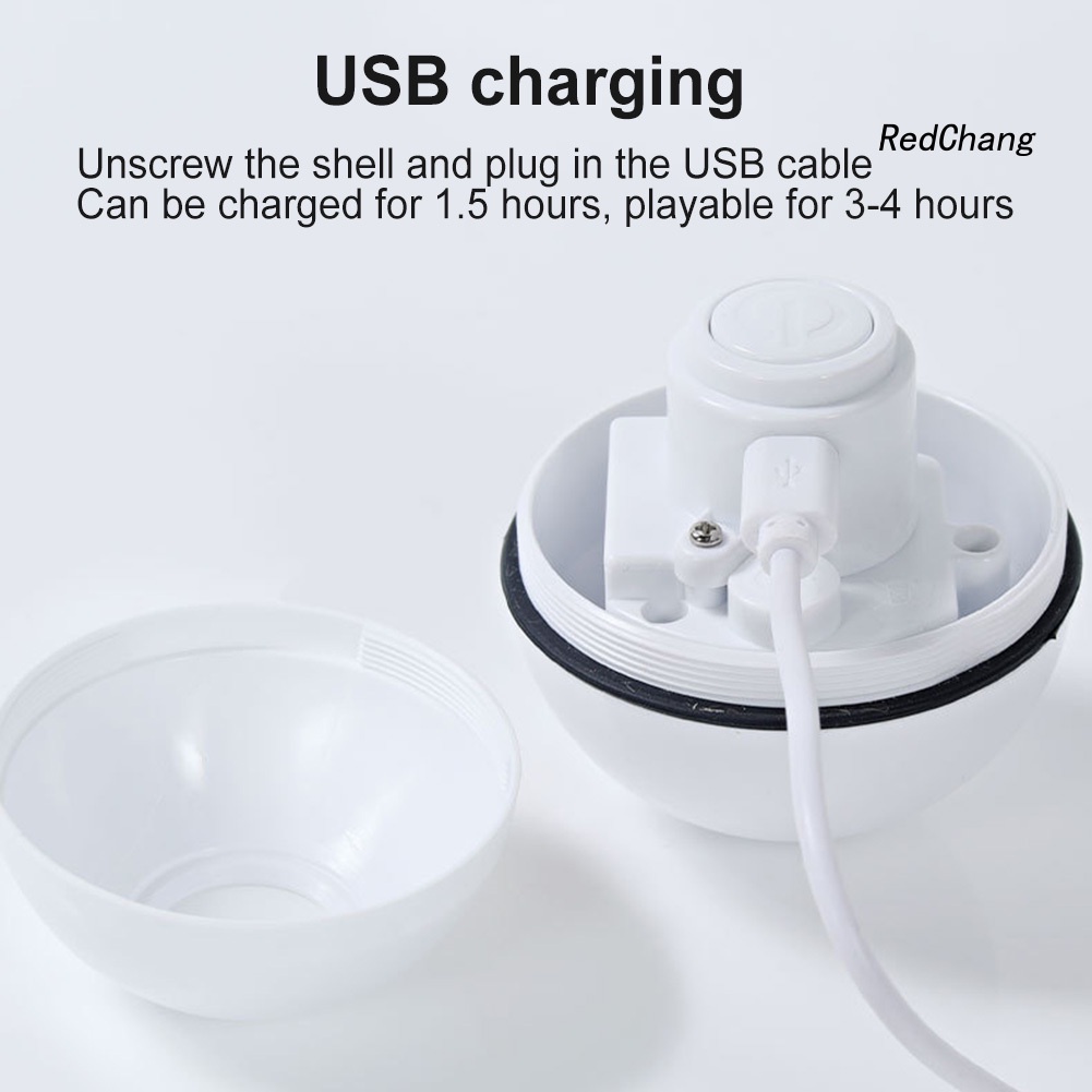 Đồ Chơi Tương Tác Thú Cưng Hình Quả Bóng Lăn Có Đèn Led Sạc Usb