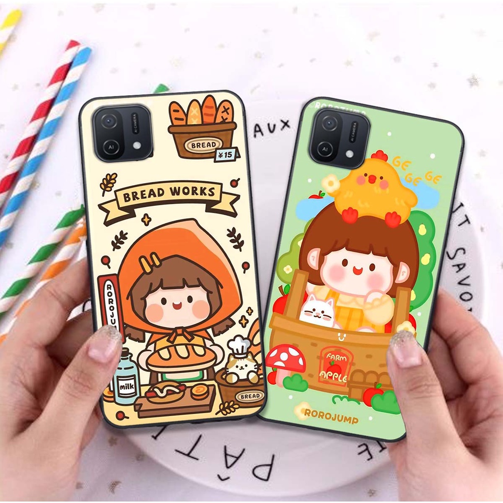 Ốp lưng Oppo A16k hình RoRo Jump cute . Vỏ điện thoại Oppo SIÊU BỀN HÀNG LOẠI 1