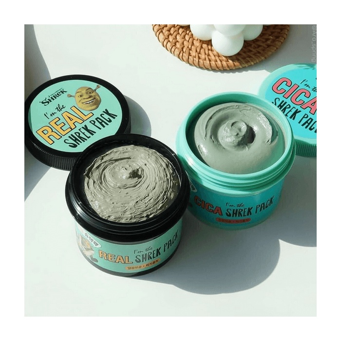 Mặt Nạ Đất Sét Bạc Hà Olive-Young x Dream-Works Shrek I'm The Real Shrek Pack 110g