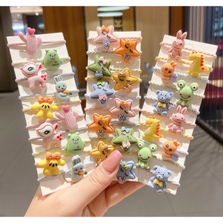 Set 10 dây buộc tóc dễ thương cho bé
