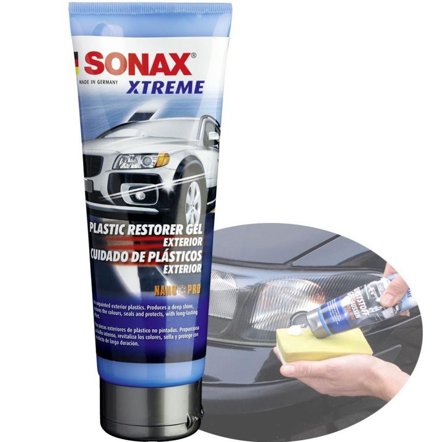 Phục hồi và bảo dưỡng nhựa ngoài xe Sonax Xtreme Plastic Restorer NanoPro