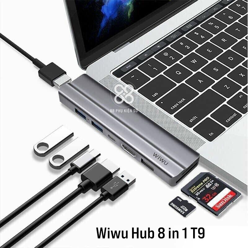 Hub chuyển đổi đa năng Wiwu T9 8in1 NEW Chính Hãng | BigBuy360 - bigbuy360.vn