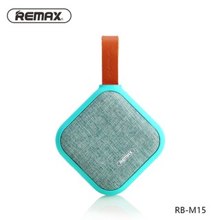 Loa bluetooth du lịch chống nước Remax RB M15 Xanh - Chính Hãng