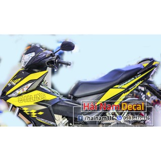 Tem Trùm Winner 150 Vàng Đen Ohlins