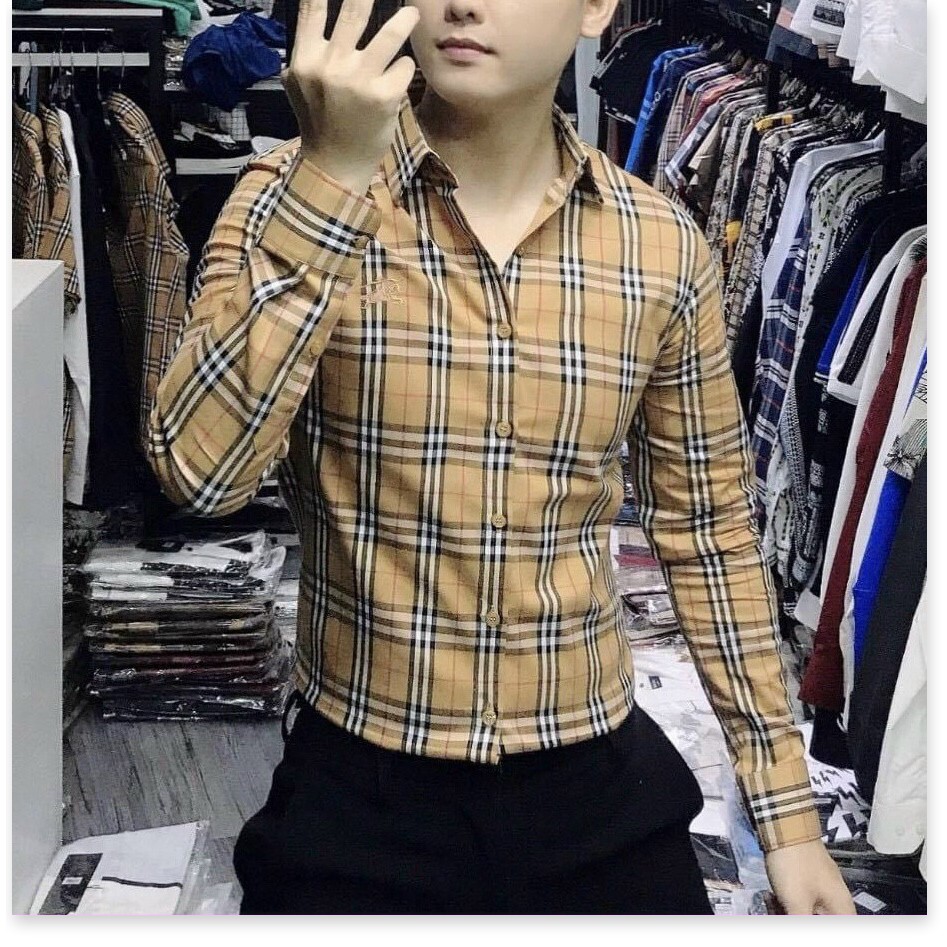 ÁO SƠ MI NAM TAY DÀI KẺ SỌC VÀ HỌA TIẾC SIÊU NGẦU THỜI TRANG KOKO MI