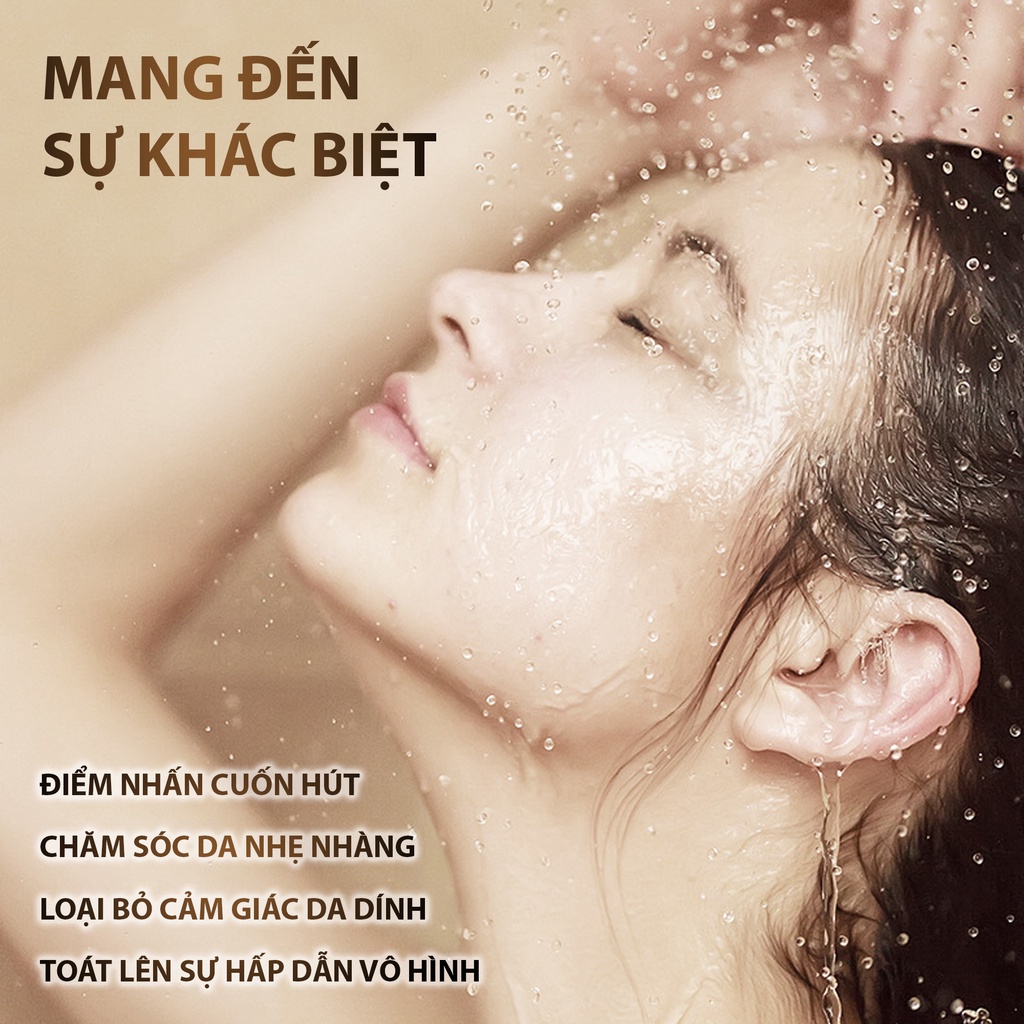 Sữa Tắm Trắng Da, Sữa Tắm Nước Hoa Niacinamide Hương Tươi Mát Dung Tích 500ml, VANCY