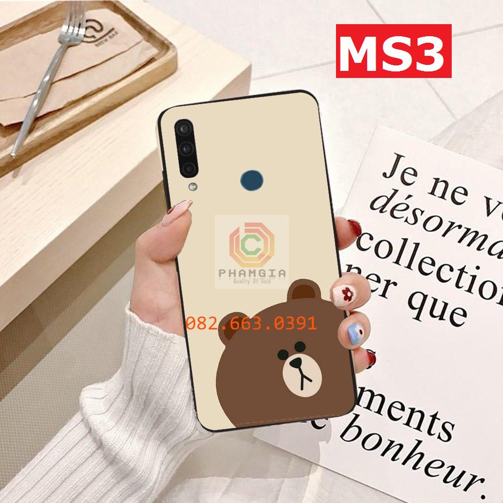 Ốp lưng Vsmart Joy 3 ép kính chống bể hình dễ thương