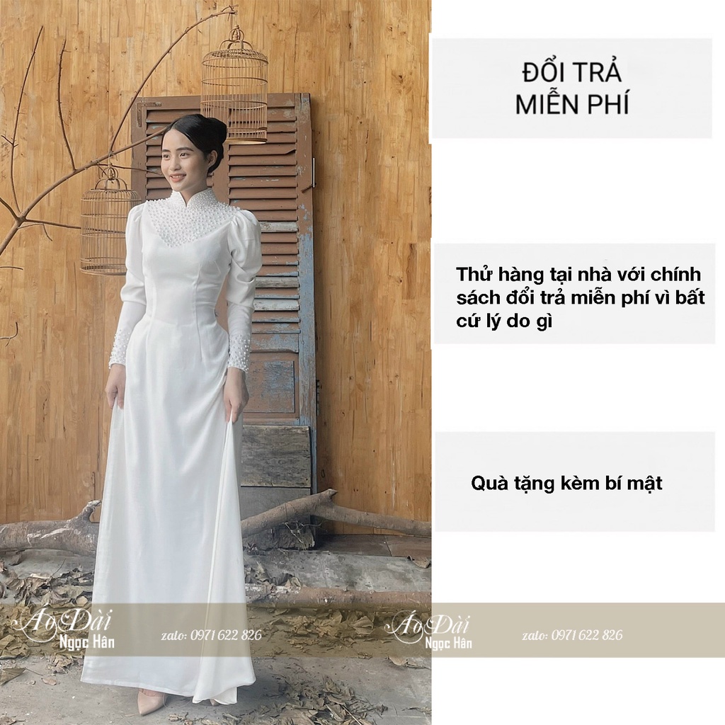 Áo Dài Cô Dâu Cưới Hỏi AD01