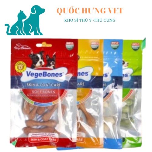 Xương gặm vị sữa cho chó Mini Soft Bones bổ sung canxi cho cún cưng- quốc hưng vet