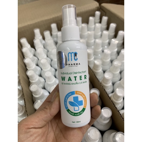 🤚 [ Loại To 120ml ]Xịt KHÁNG KHUẨN CHUẨN HÀNG CHÍNH HÃNG MC PHARMA KHÔ NHANH SAU 3S 🤚