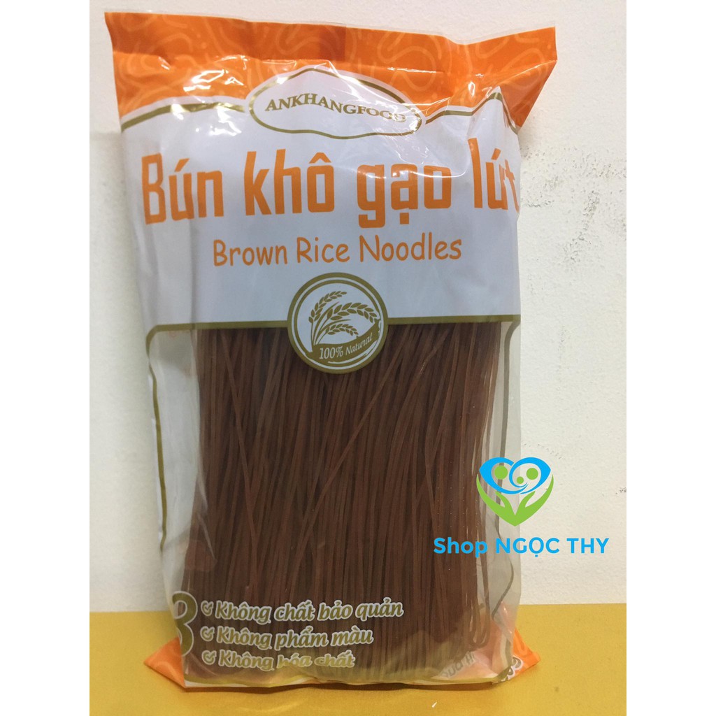 [Mã 77FMCGSALE1 giảm 10% đơn 250K] Gói 500gr Bún Phở gạo lức/lứt Ankhangfood, eatclean ăn kiêng giảm cân | BigBuy360 - bigbuy360.vn