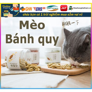 【Giao hàng nhanh】100g bánh quy vị cá ngừ cho mèo Cat Cookies -100g