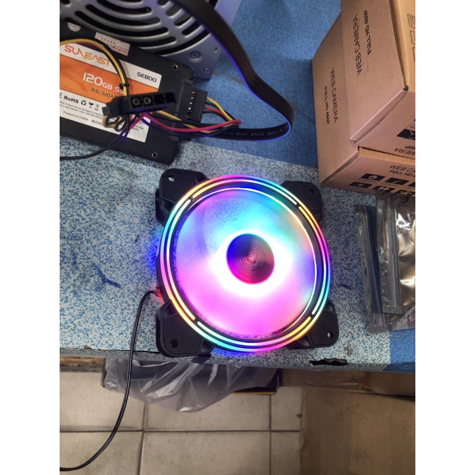 Fan Case RGB Coolmoon K2 , Cực Êm