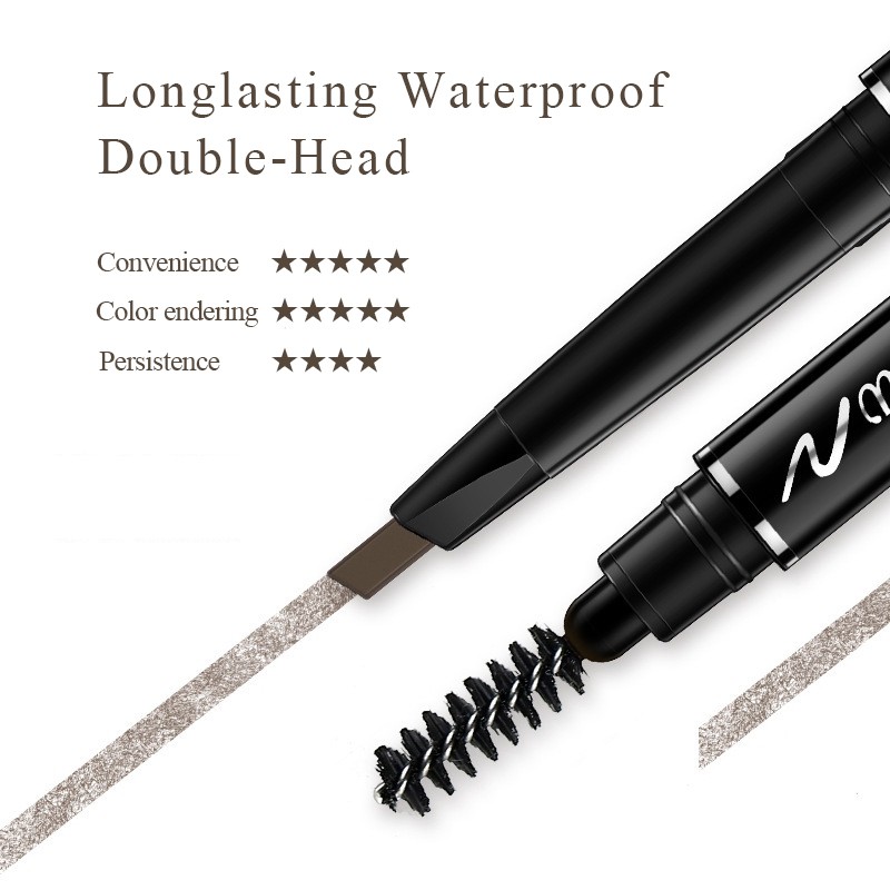 Bút chì kẻ lông mày hai đầu lâu trôi không thấm nước LAMEILA | BigBuy360 - bigbuy360.vn