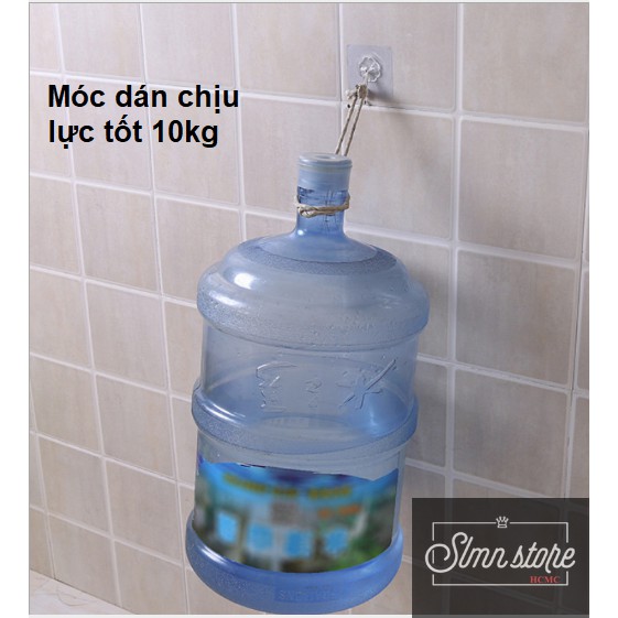 Combo Móc dán tường siêu dính 6x6cm. SD1-MocDT