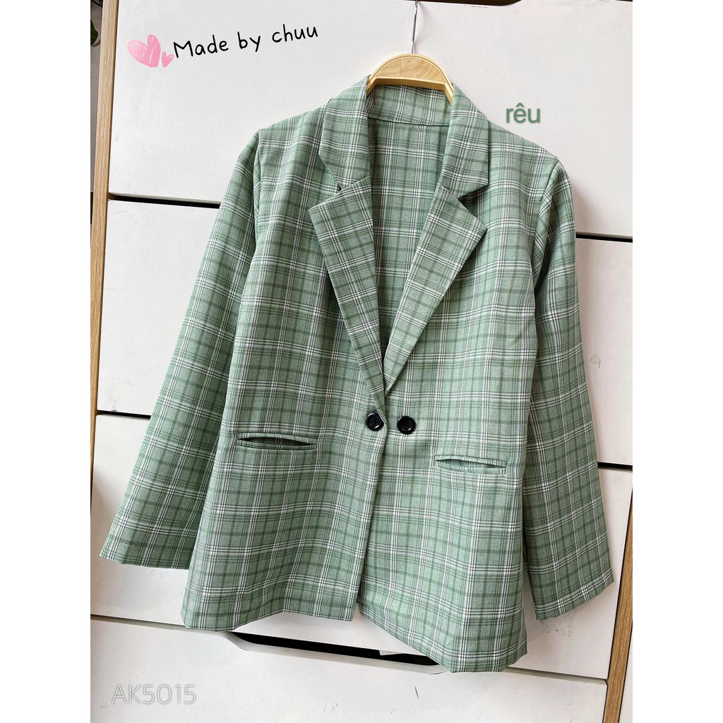 Áo Vest Nữ Khoác Caro Công Sở CHUU A | BigBuy360 - bigbuy360.vn