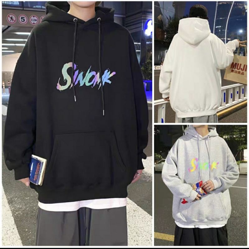 Áo Hoodie Chữ Ngực Snock ❤ Áo Nỉ Có Nón Unisex