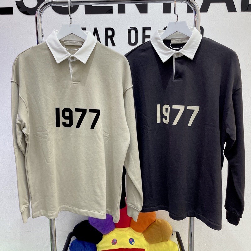 Áo Polo FOG Fear Of God ESSENTIALS ''1977'' Long Sleeve Polo