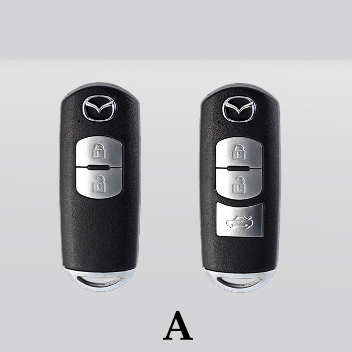 Vỏ ốp chìa khoá xe hơi - ô tô Mazda CX5 , Mazda6 ,2, fomr 3 nút cao su M08-A2 dolashop