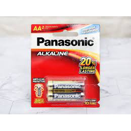 1 vỉ 2 viên pin kiềm Alkaline AA, AAA Panasonic