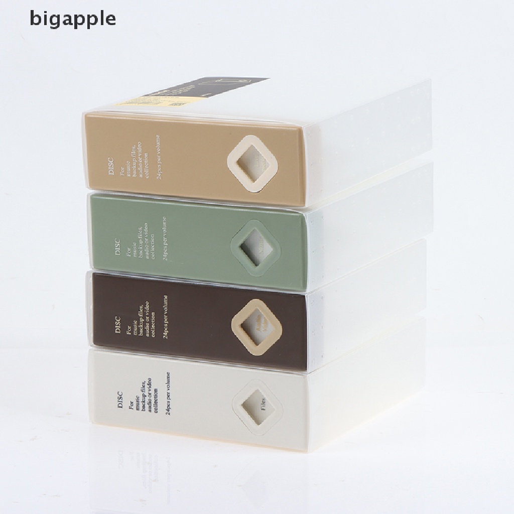 bigapple 24 Disc CD DVD Organizer Holder Storage Case Hard Album Capacity Box Portable RDG