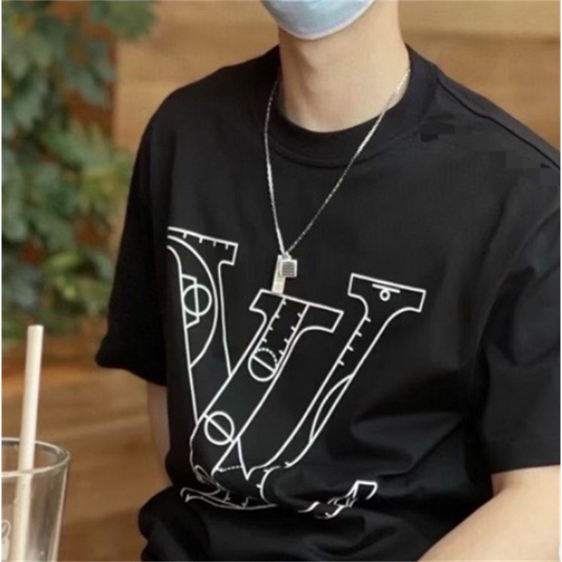 Áo Thun Bóng Rổ Tay Ngắn In Họa Tiết 1V Thời Trang Dành Cho Nam Và Nữ