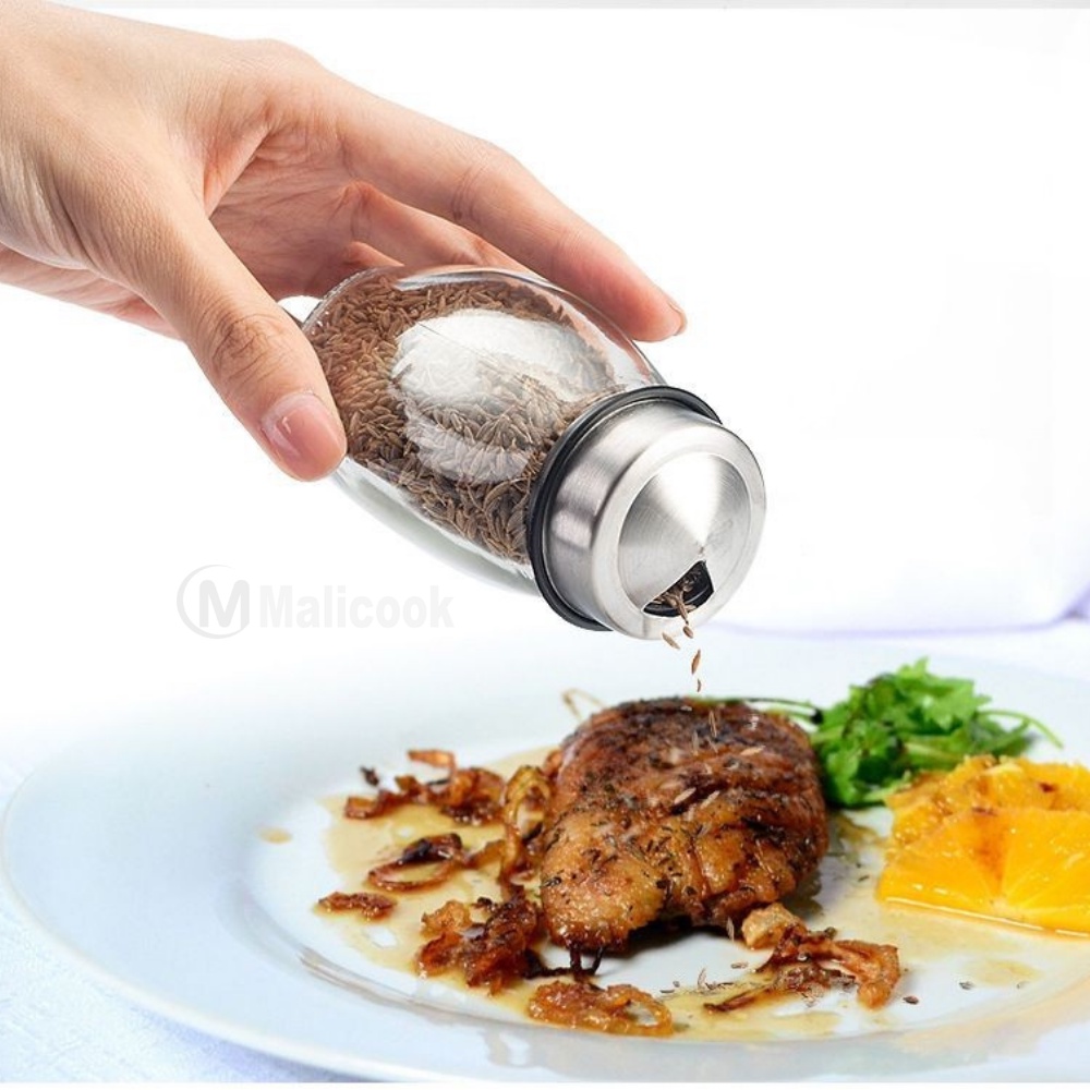 Lọ đựng gia vị inox cao cấp Malicook