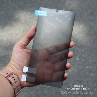 Miếng dán màn hình DẺO siêu mỏng chống nhìn trộm dành cho Samsung