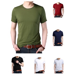 [Hàng Xả Kho Giá Vốn] Áo thun nam tay ngắn cổ tròn, chất cotton 100% , áo ngắn tay nhiều màu dáng ôm thời trang