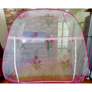 Mùng chụp tự bung đỉnh rộng 1m6-1m8-2m x 2m (Hàng Việt Nam)