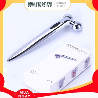 Cây Massage mặt lăn 3D Hàn Quốc loại nhỏ giúp khuôn mặt thon gọn, Dụng cụ Massage mặt 3D Hàn Quốc loại nhỏ