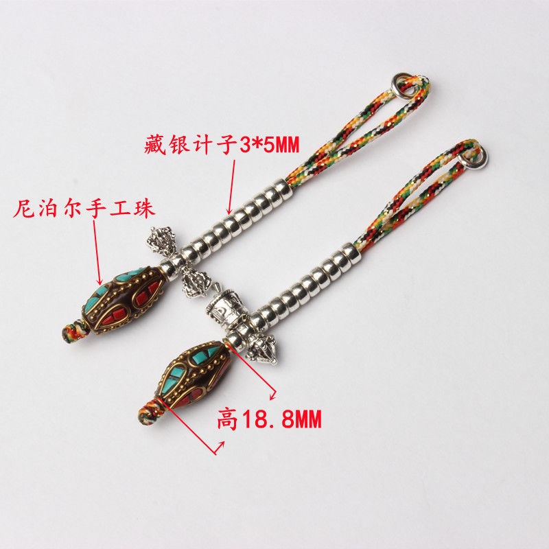Bộ 108 Hạt Xỏ Làm Trang Sức Thủ Công Phong Cách Phật Giáo Tây Tạng