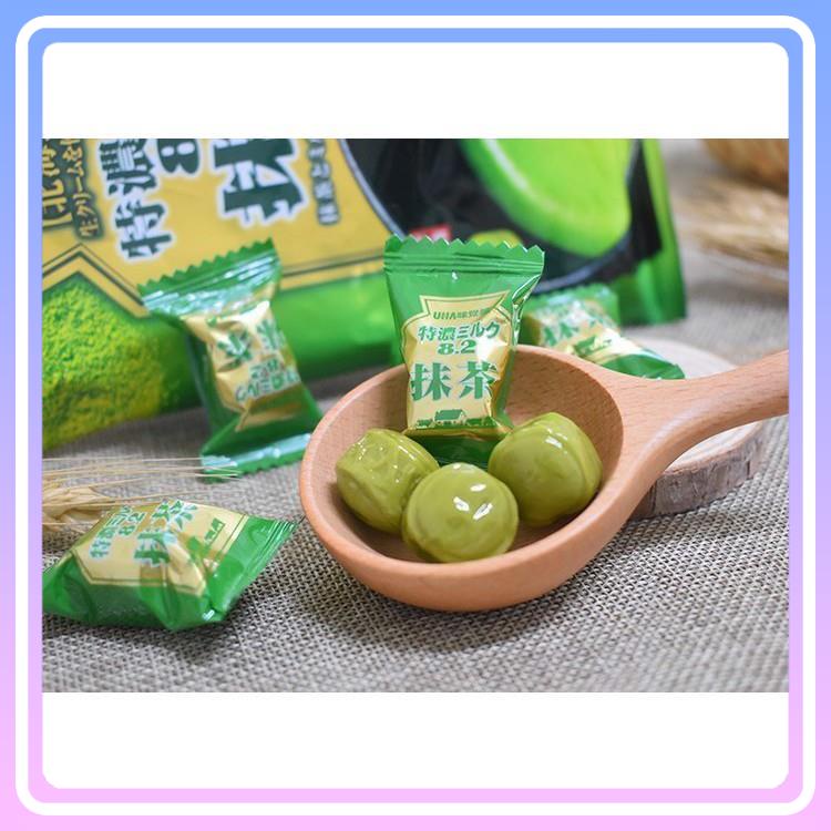 [Trà xanh thật, Ngon, ngậy]Kẹo sữa Matcha UHA Tokuno 80g