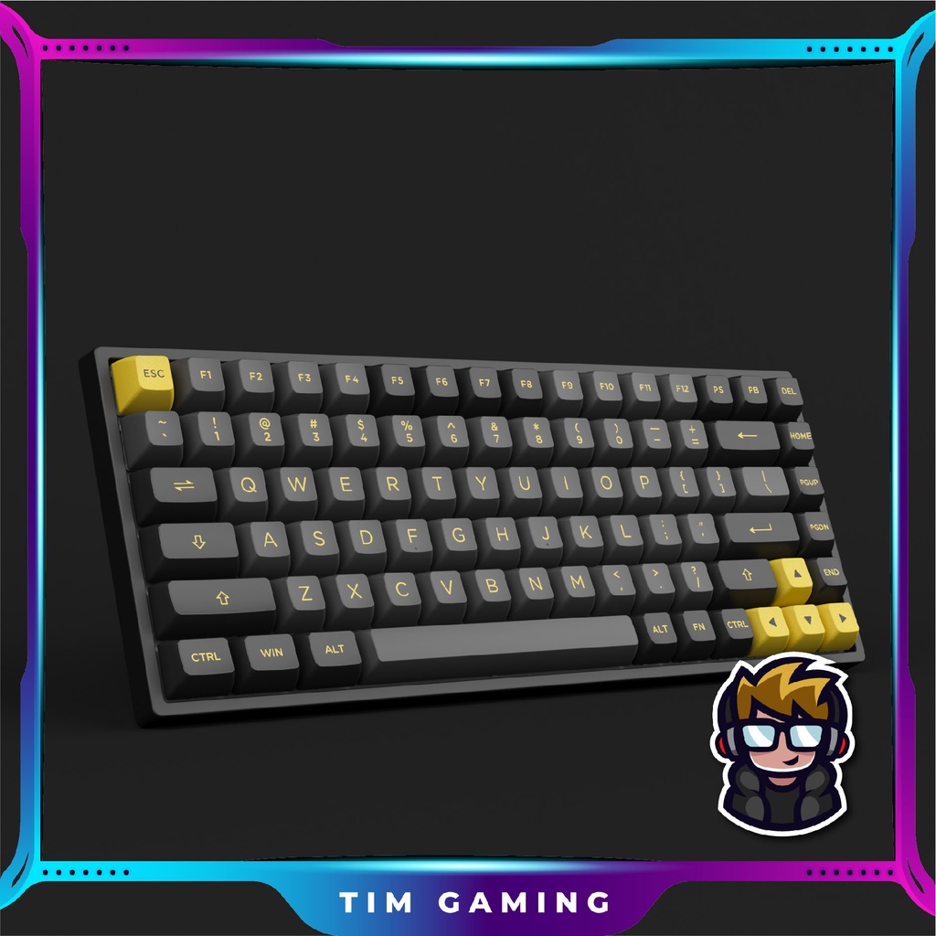 Bàn phím cơ AKKO 3084B Plus Black & Gold