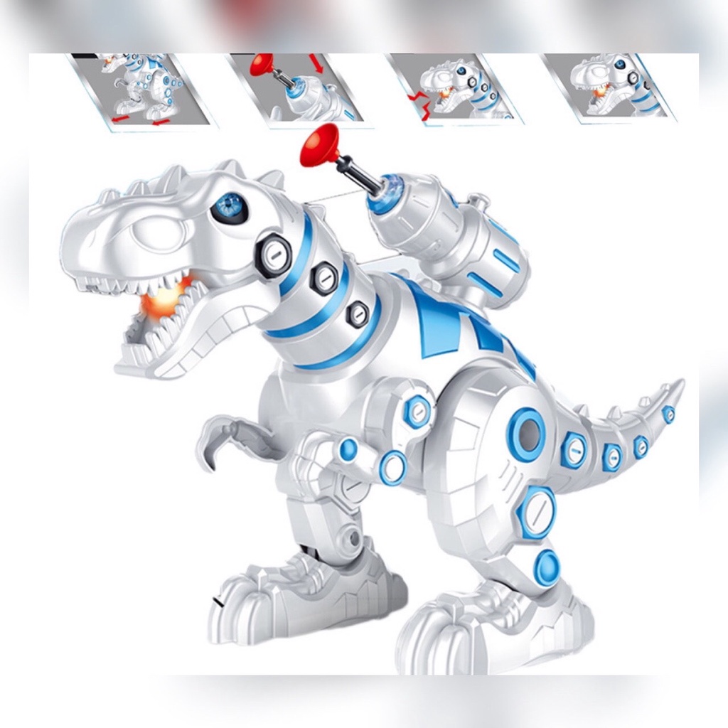 Đồ Chơi Khủng long bạo chúa T rex bắn tên cỡ lớn chạy pin có đèn