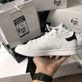 (Full Phụ Kiện + Box Bảo Vệ ) Giày Stan Smith gót đen 1;1