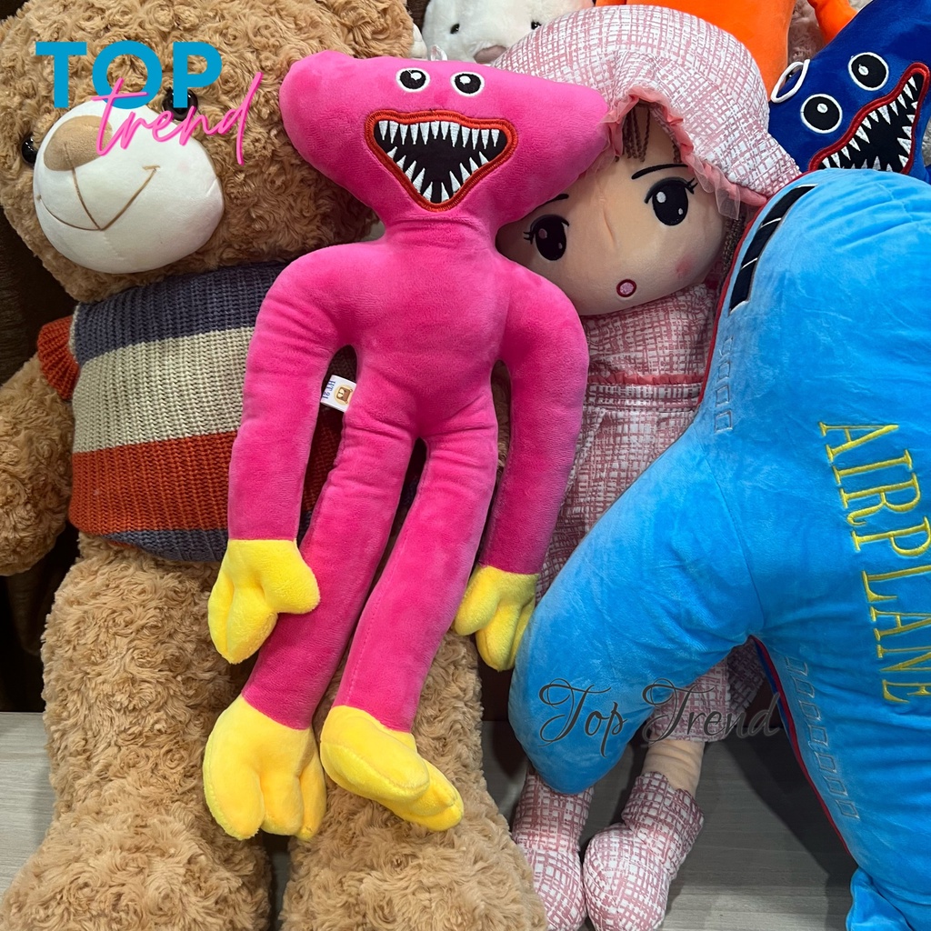 Huggy Wuggy nhồi bông nhân vật game Poppy Playtime SIZE 35-45-65CM lông mịn, gấu nhồi bông cho bé - Top Trend