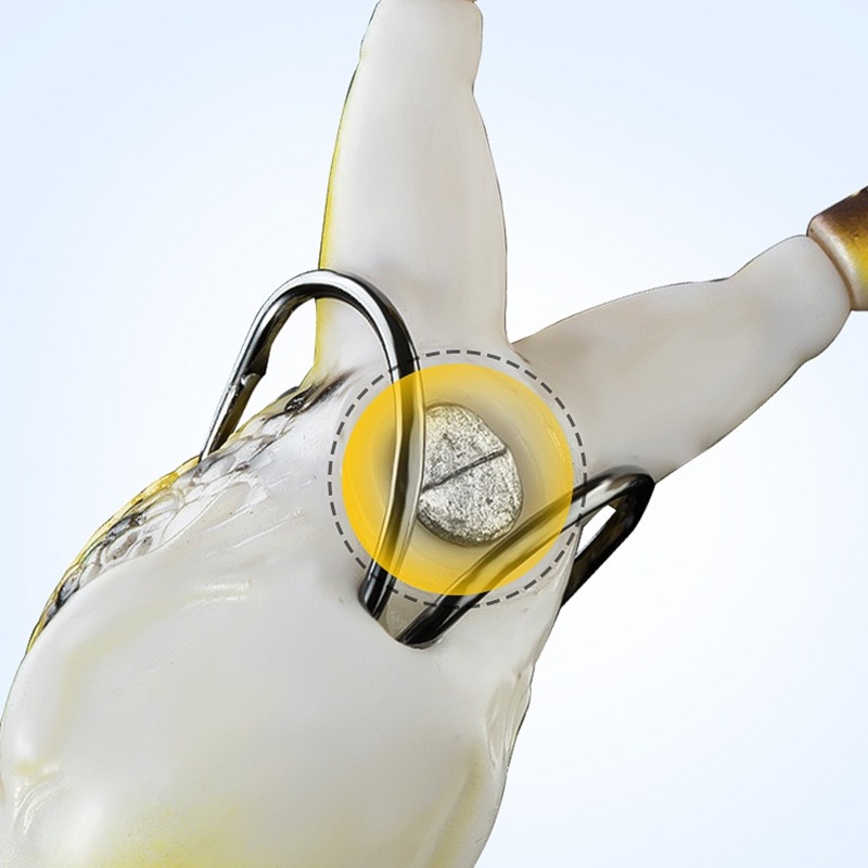 Mồi Câu Cá Hình Ếch Sấm Sét Mềm 13.6g