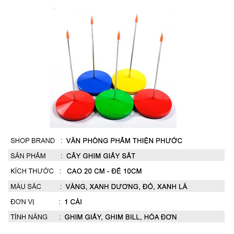 Cây Ghim giấy các loại giấy tờ hóa đơn bill bán hàng THIỆN PHƯỚC