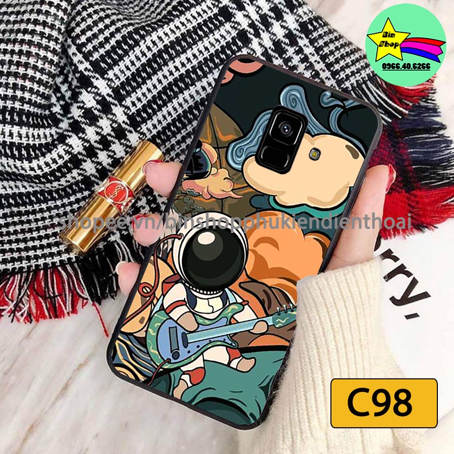 Ốp lưng Samsung A5 2018 / A8 2018 / A6 2018 / J6 2018 in hình Vũ trụ ngân hà cá tính cao cấp