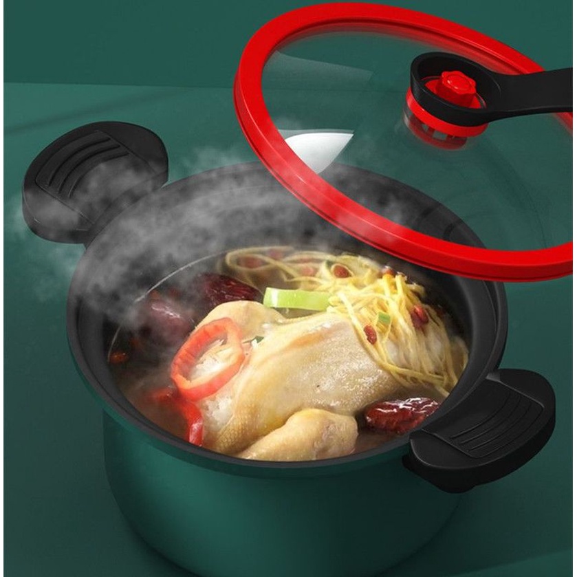 Nồi Áp Suất Quả Bí Ngô Siêu Chống Dính 8L Đa Năng, Hầm Gà, Cháo, Nồi Chiên, Xào Nấu shop_angola