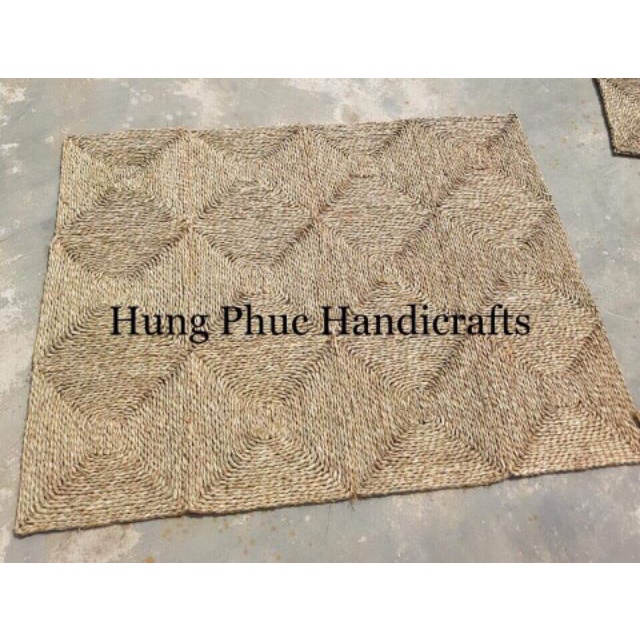 Thảm cói chữ nhật siêu rẻ đẹp- chụp hình,decor cực xinh size 80cm x 1m2