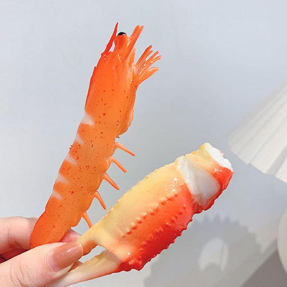 Kẹp Tóc Giả Hình Mực / Cua / Tôm Đơn Giản Vui Nhộn