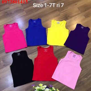 Áo 3lỗ cho bé 100% cottong