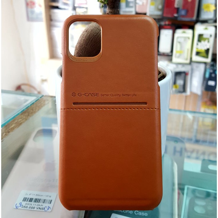 🌿🌿Ốp Lưng Da iPhone 11🌿🌿Ốp Lưng iPhone 11 Dạng Da Hiệu G-Case Chính Hãng