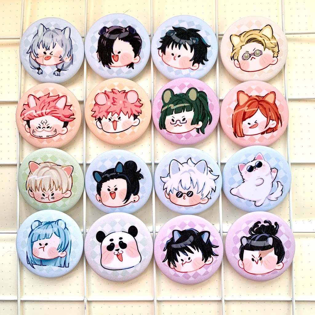 Huy hiệu 5.8cm Jujutsu Kaisen by Hunmyi