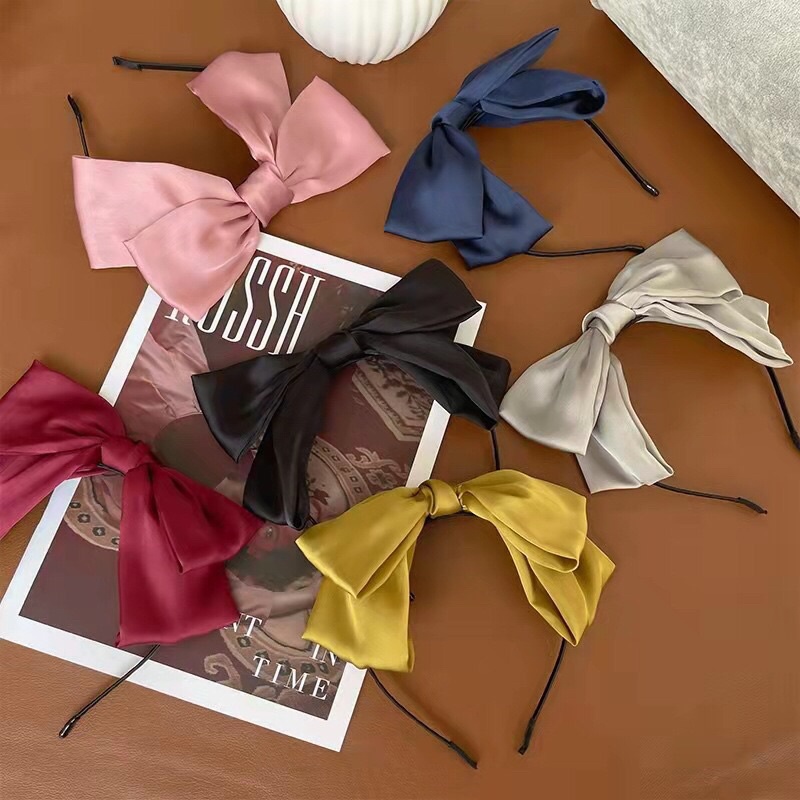 Bờm tóc bơm nơ lolita dễ thương cho nữ BT2