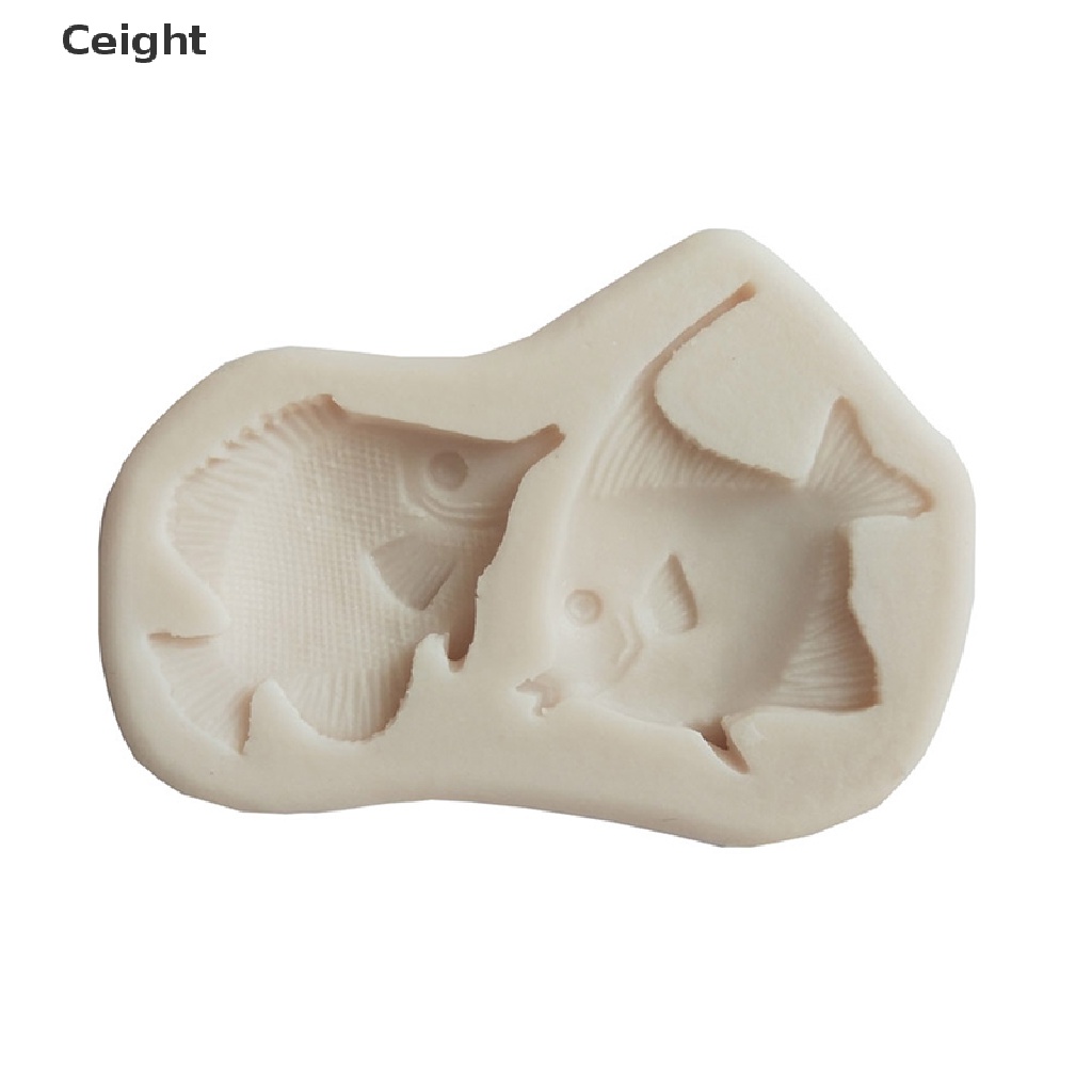 Khuôn Silicone Làm Bánh Hình Cá Dễ Thương